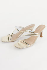 Lavon Slim Flared Heel | Baltic Born Gold