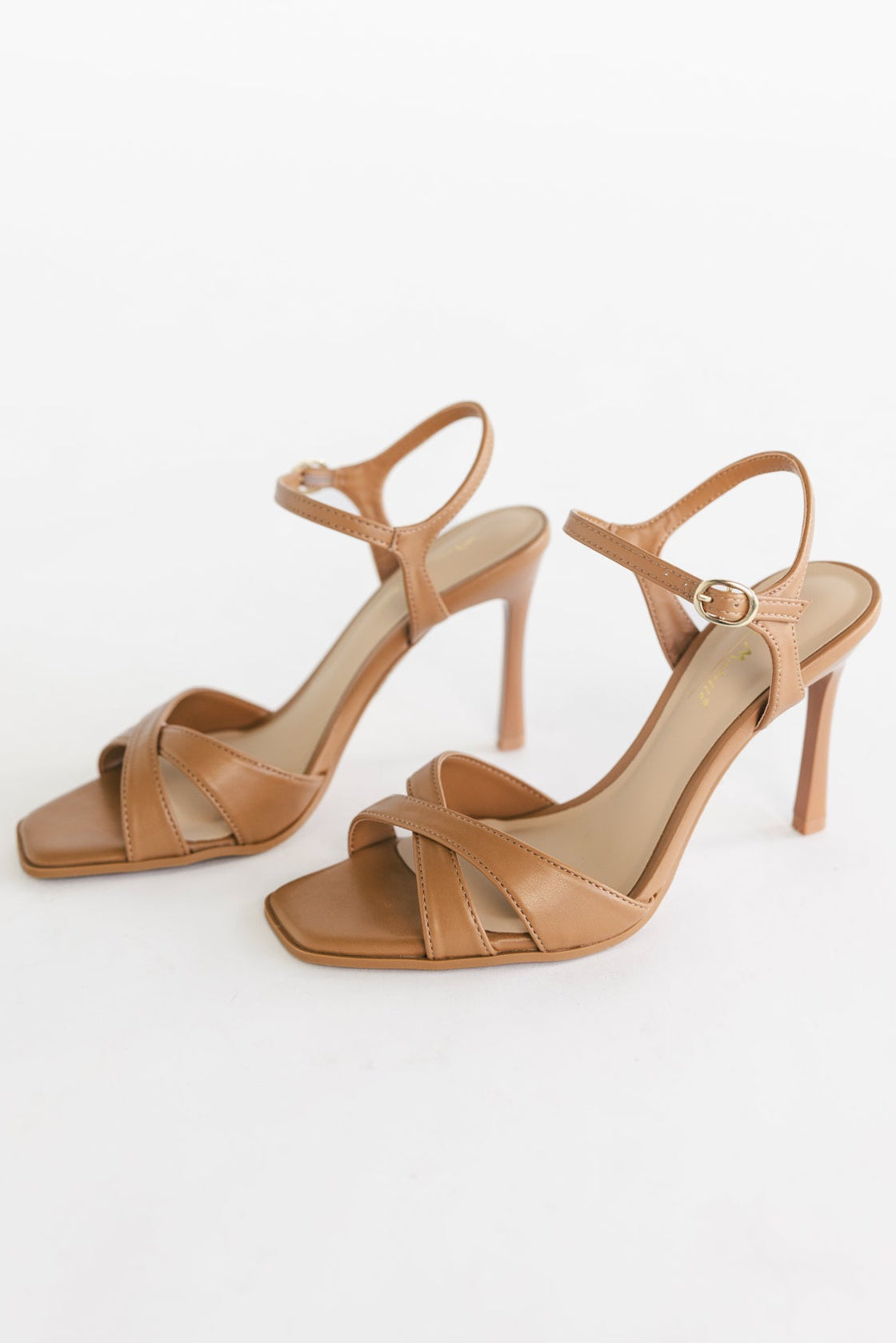 Catiana Crisscross Band Stilleto Heel | Baltic Born Tan
