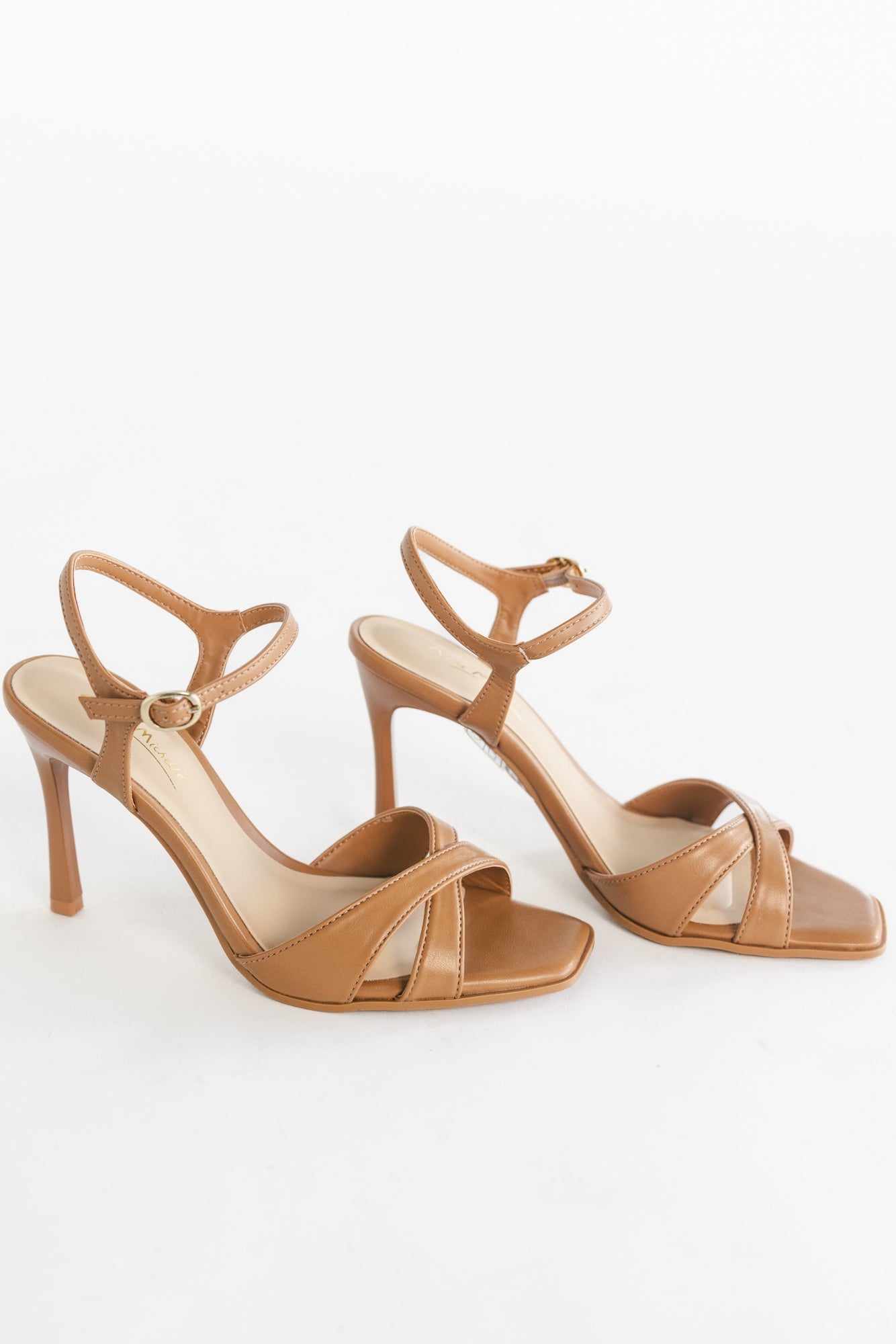Catiana Crisscross Band Stilleto Heel | Baltic Born Tan