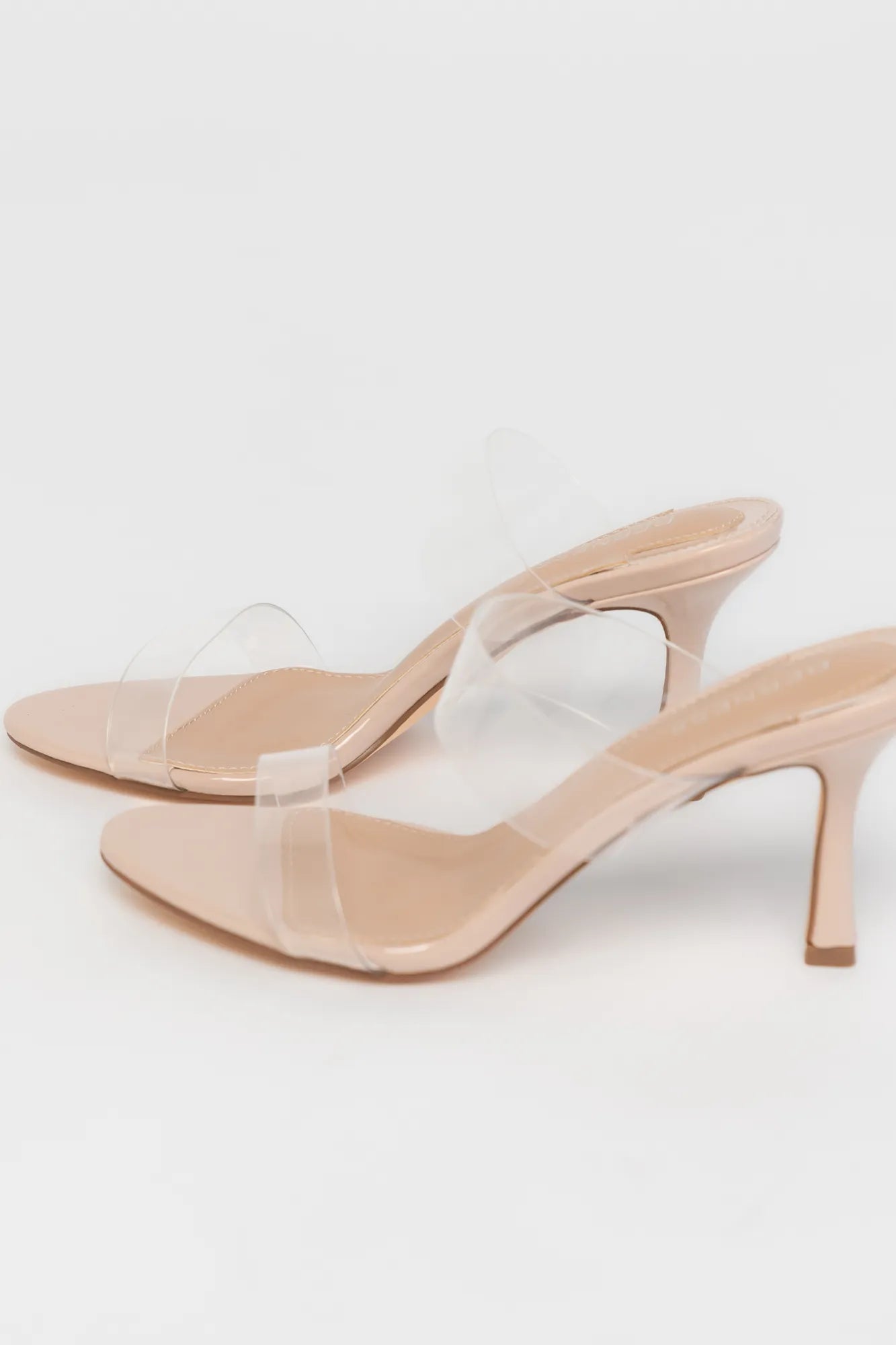 Mona Clear Strap Kitten Heel | Baltic Born Blush Nude