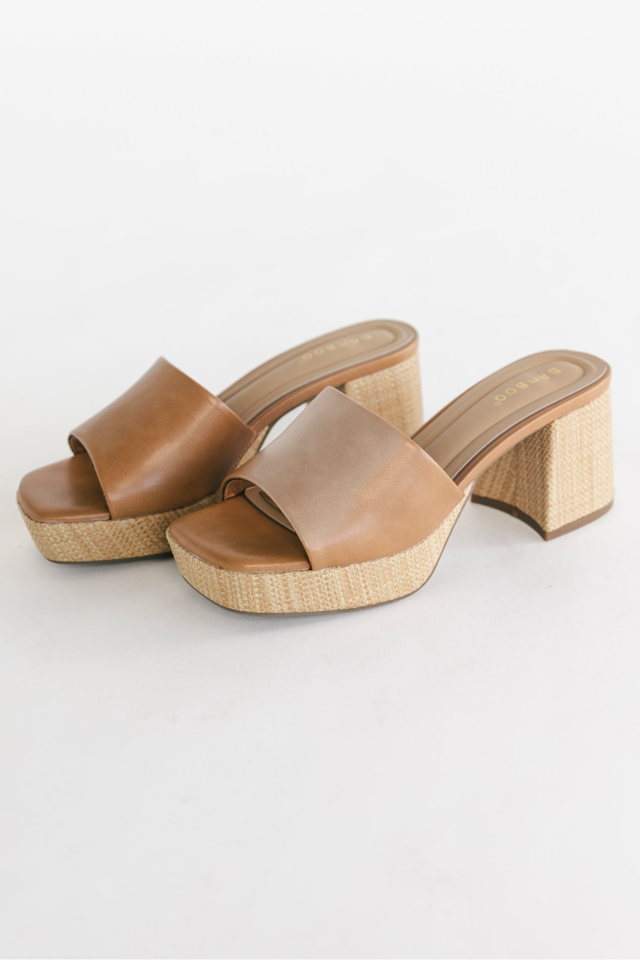 Adenine Platform Chunky Heel | Baltic Born Tan