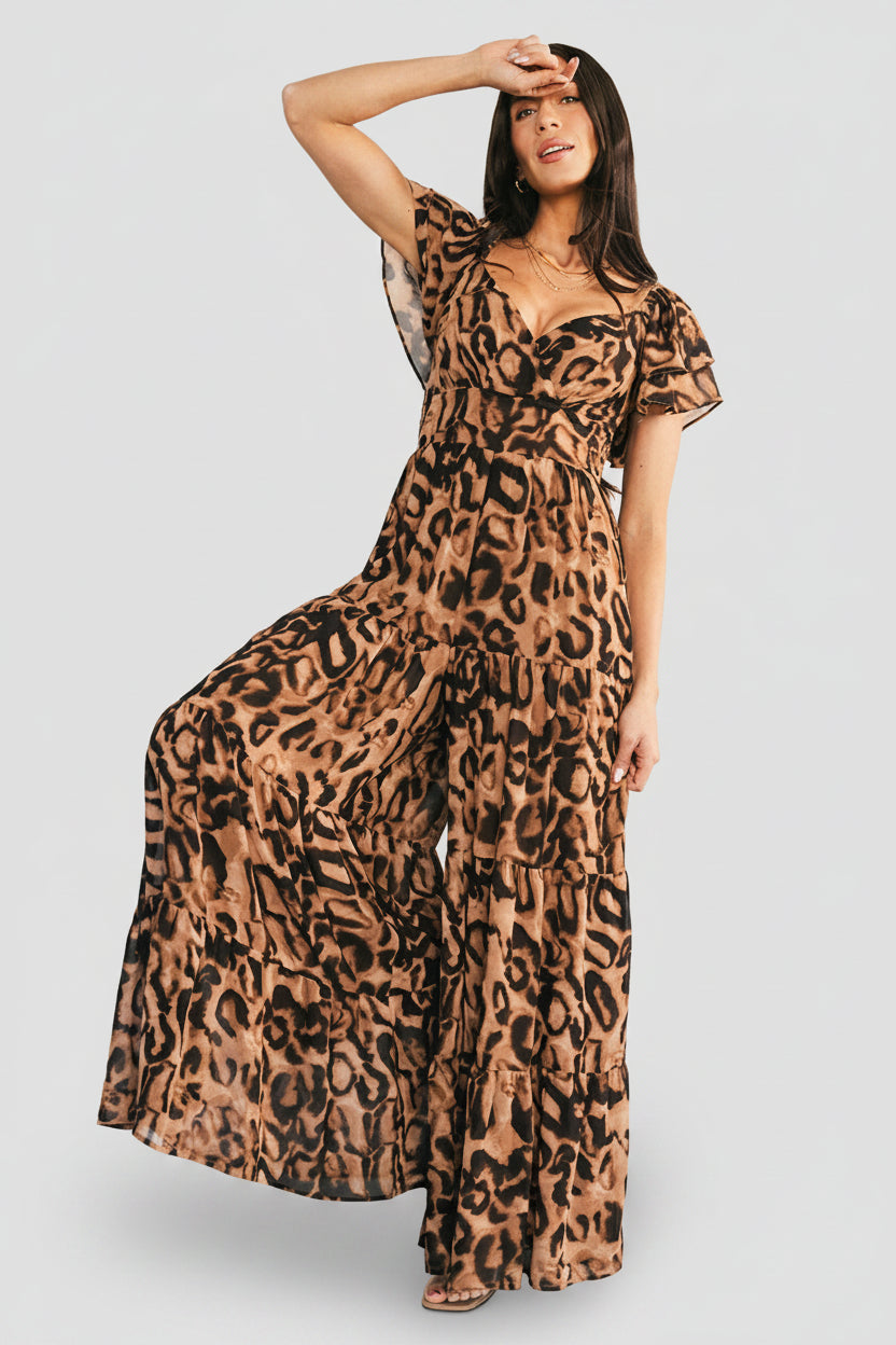 Katalina Jumpsuit | Baltic Born Leopard Print