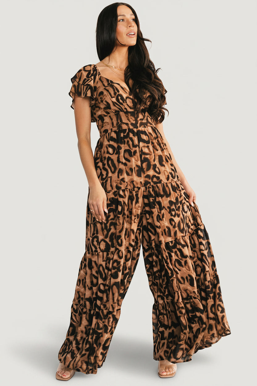 Katalina Jumpsuit | Baltic Born Leopard Print