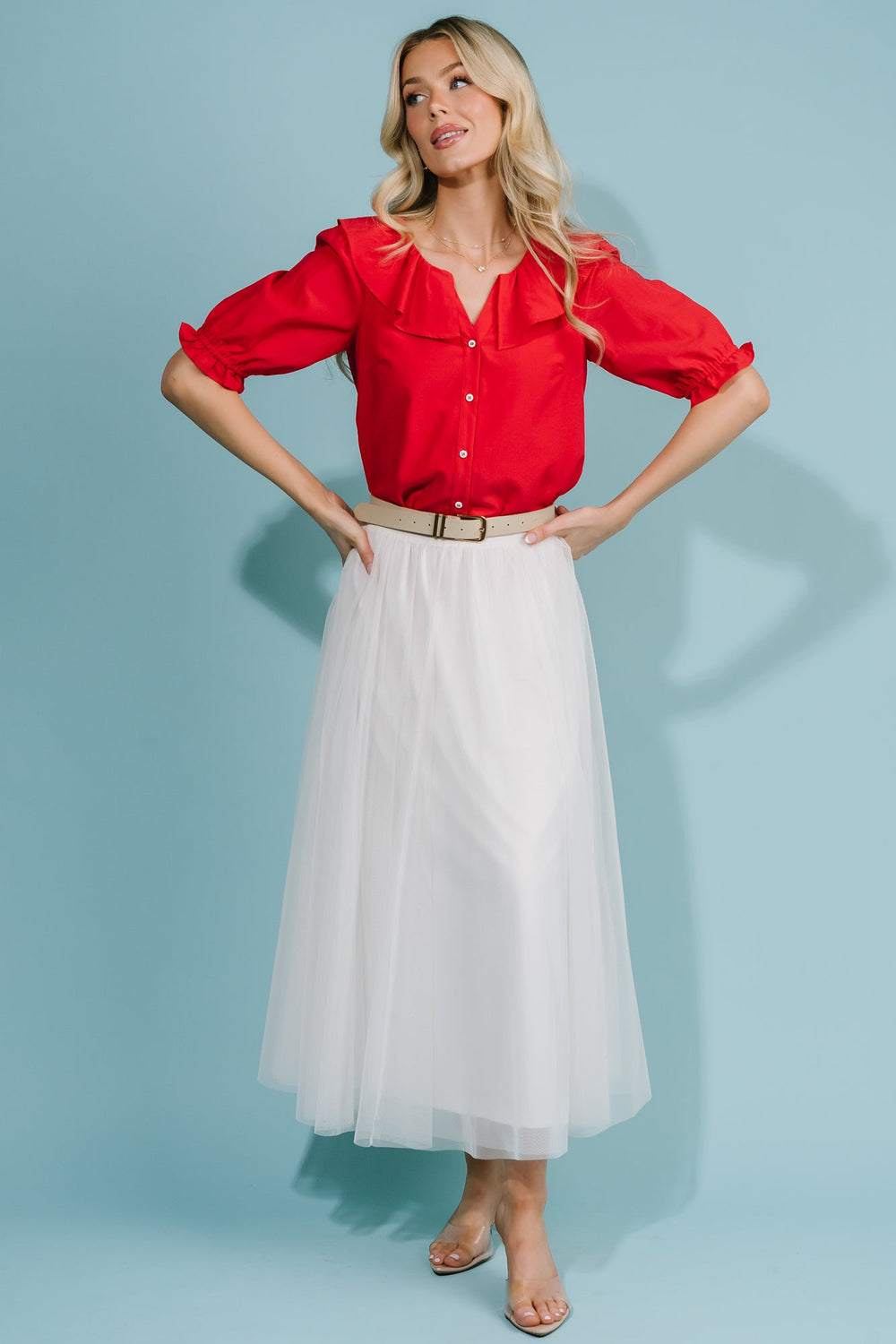 Mila Tulle Skirt | Baltic Born Cream