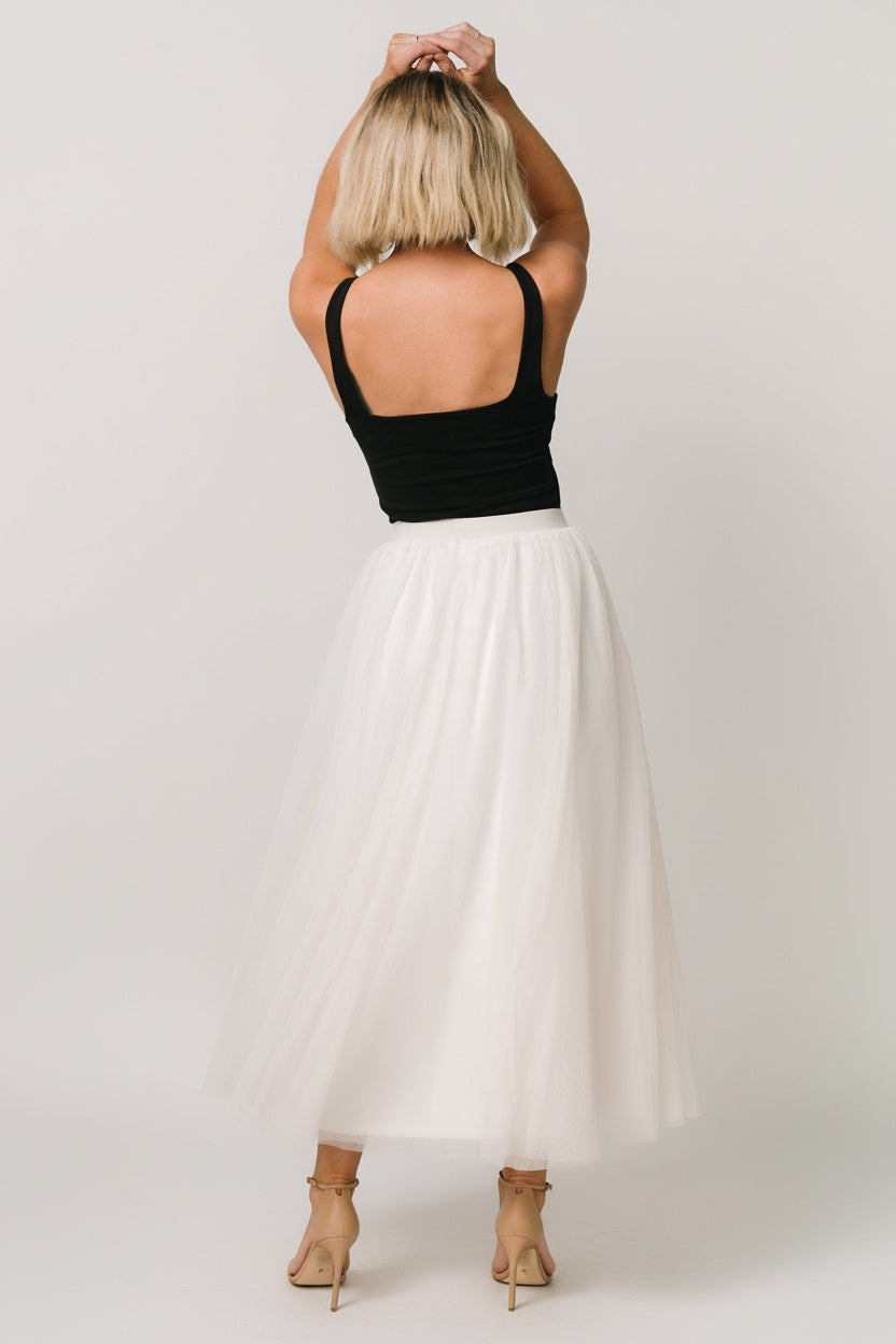 Mila Tulle Skirt | Baltic Born Cream