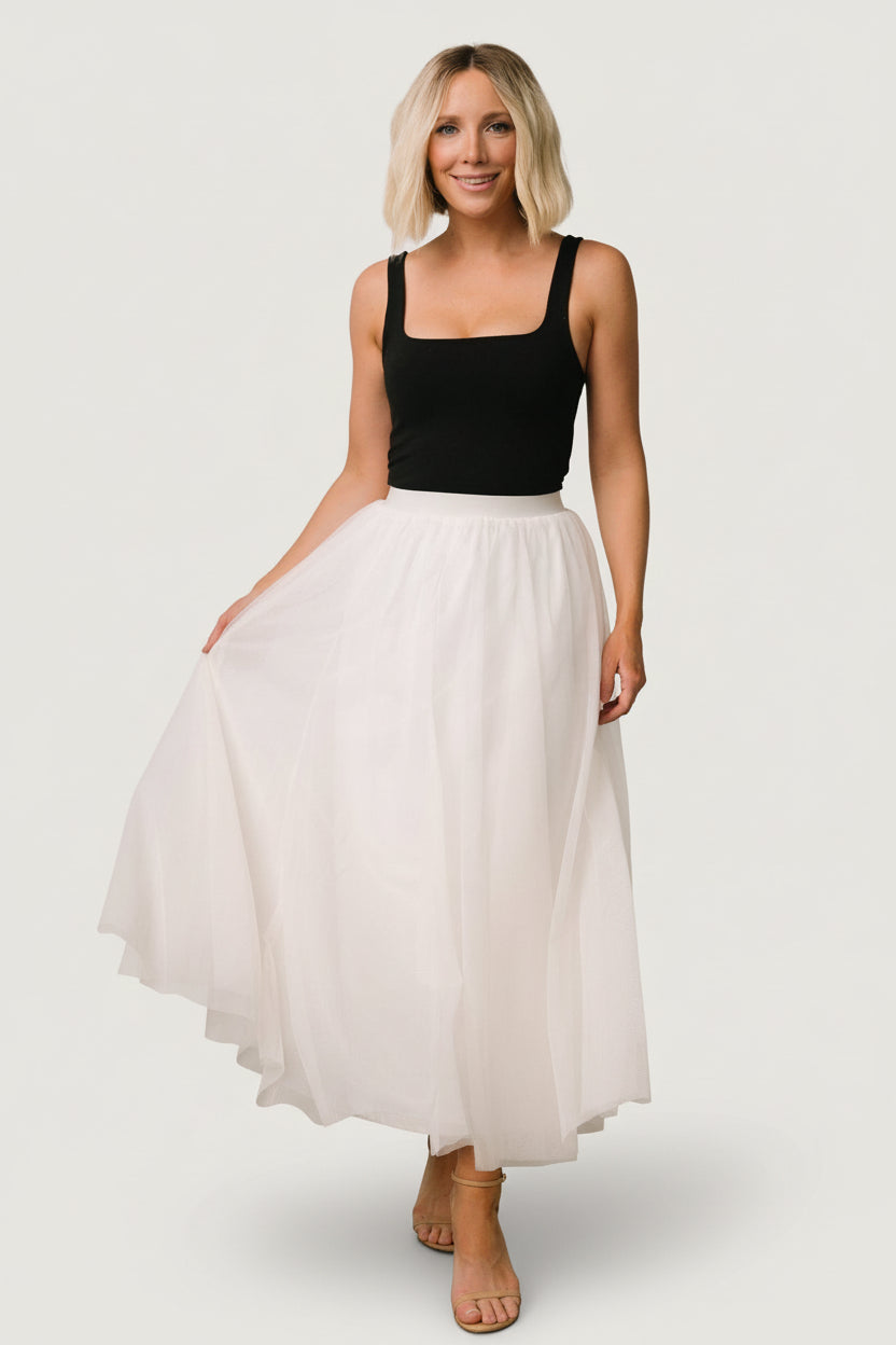 Mila Tulle Skirt | Baltic Born Cream