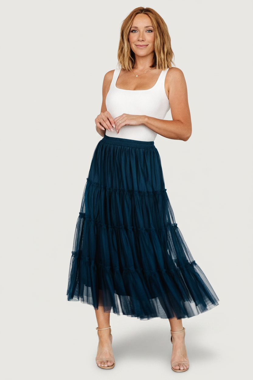 Galena Tulle Skirt | Baltic Born Deep Topaz