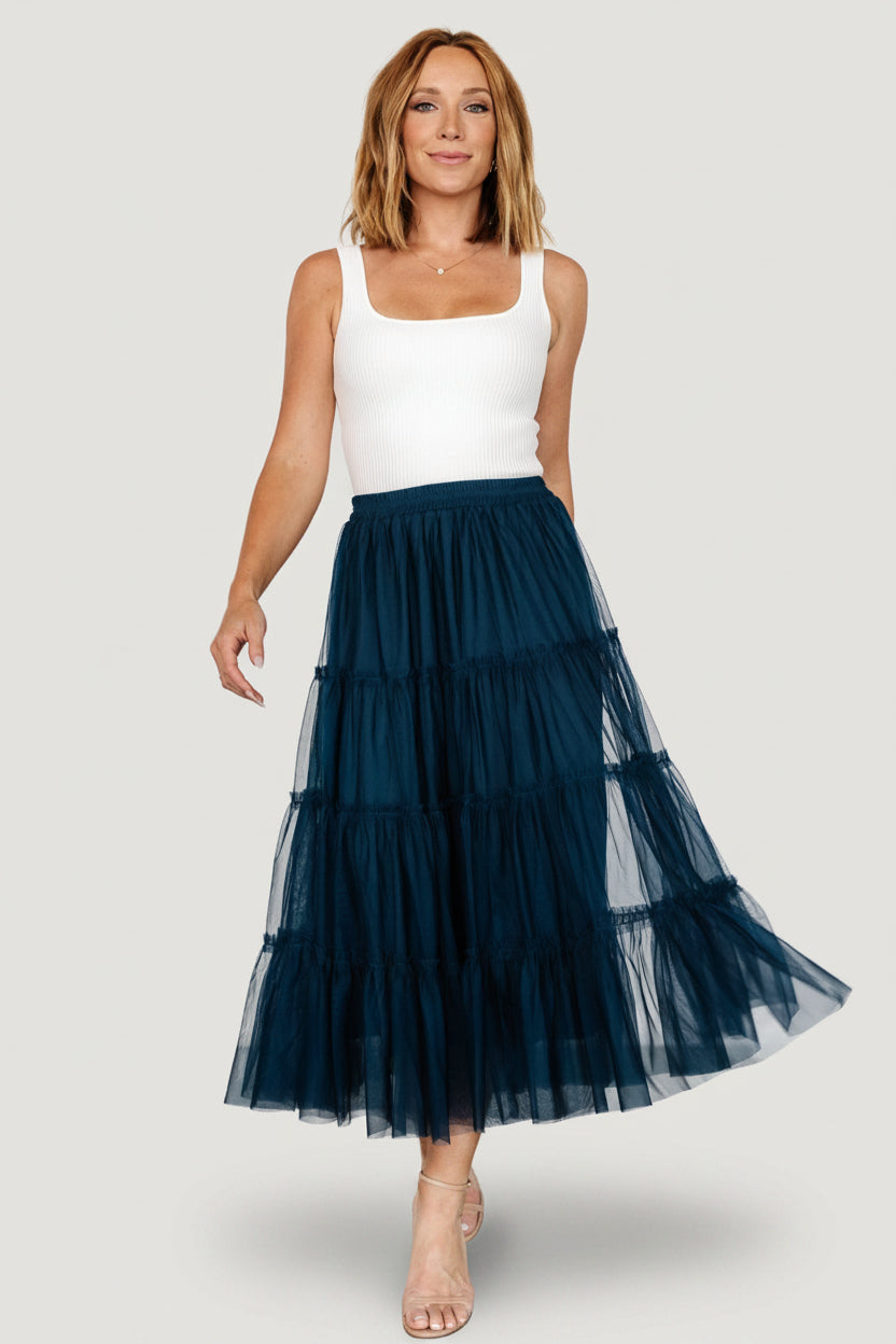 Galena Tulle Skirt | Baltic Born Deep Topaz