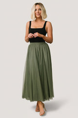 Mila Tulle Skirt | Baltic Born Dark Sage