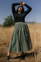 Mila Tulle Skirt | Baltic Born Dark Sage