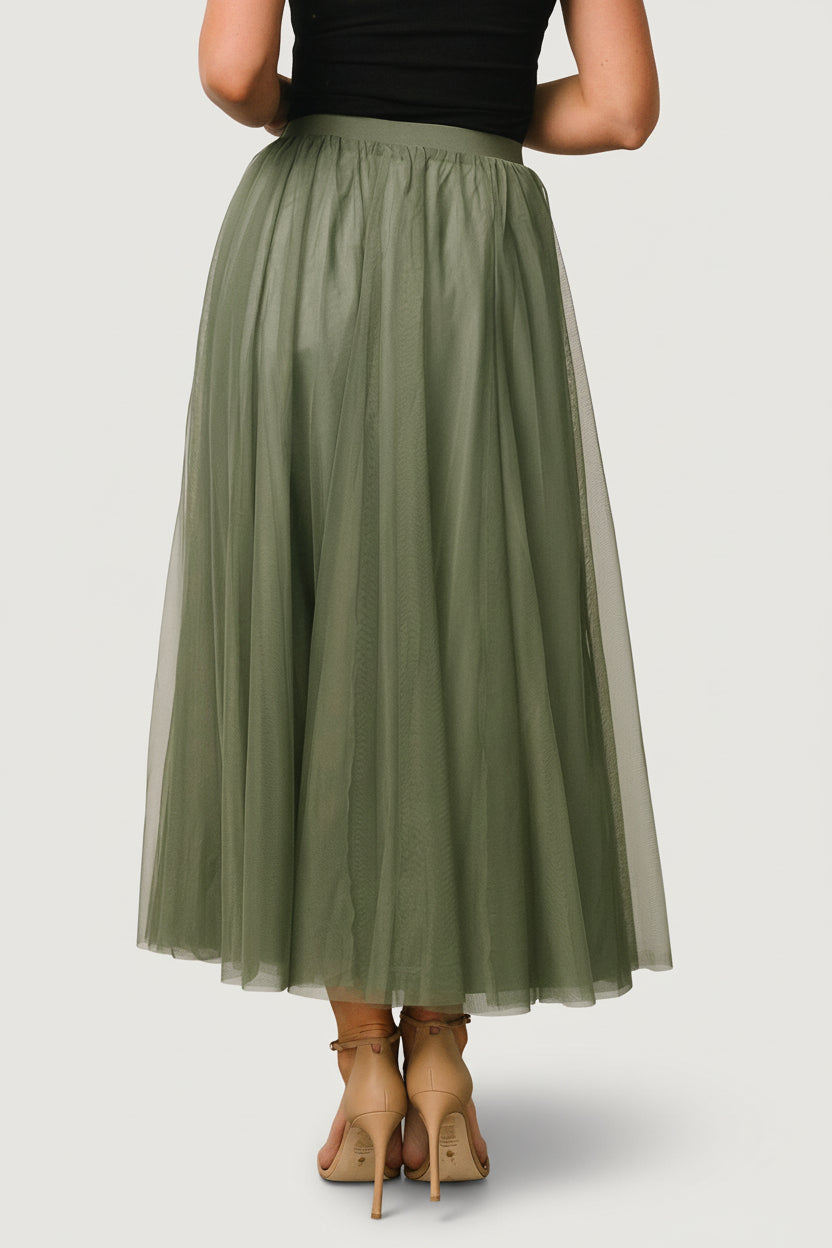 Mila Tulle Skirt | Baltic Born Dark Sage