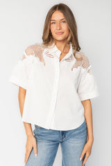Jordin Embroidered Top | Baltic Born Off White