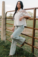 Jordin Embroidered Top | Baltic Born Off White