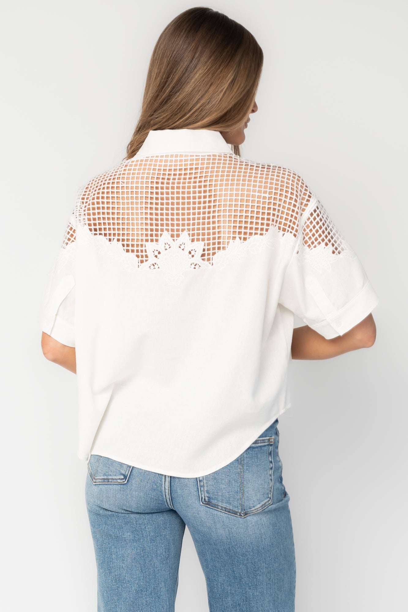 Jordin Embroidered Top | Baltic Born Off White