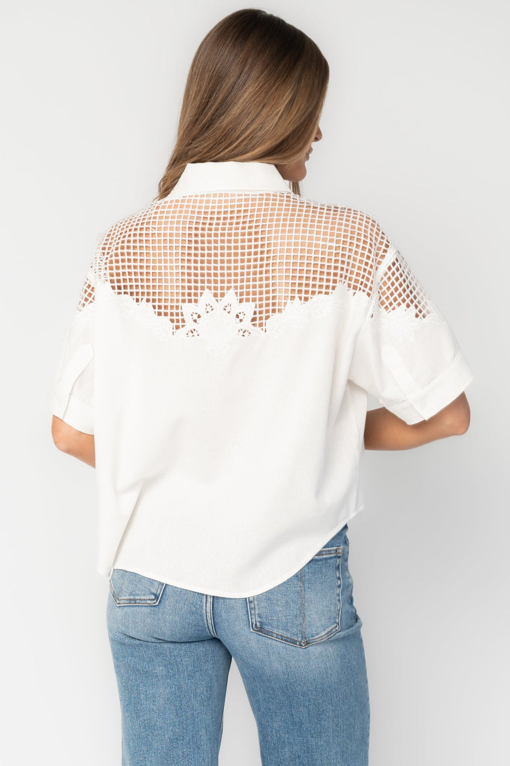 Jordin Embroidered Top | Baltic Born Off White