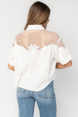 Jordin Embroidered Top | Baltic Born Off White