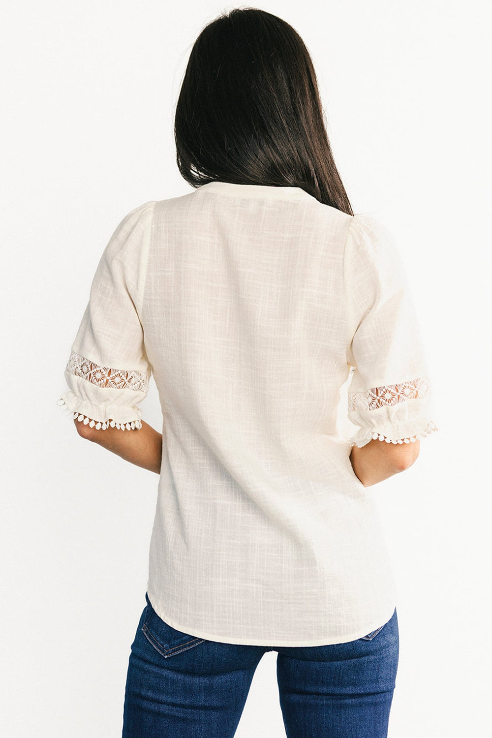 Alba Button Up Top | Baltic Born Ivory
