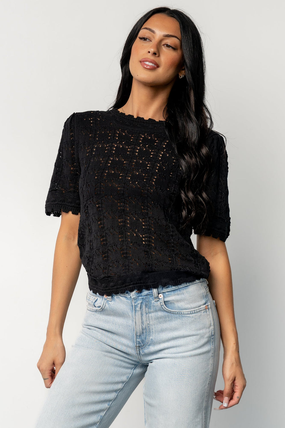 Serenity Knit Sweater Top | Baltic Born Black