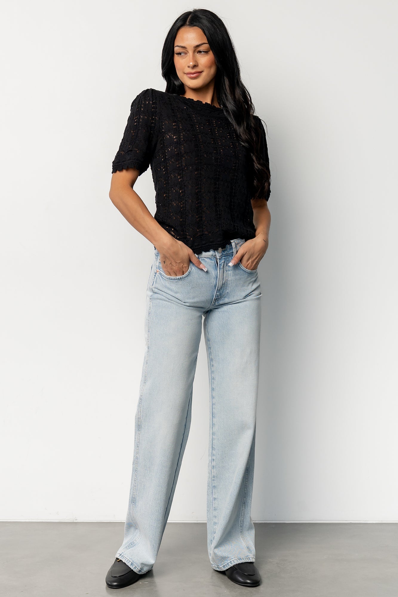 Serenity Knit Sweater Top | Baltic Born Black