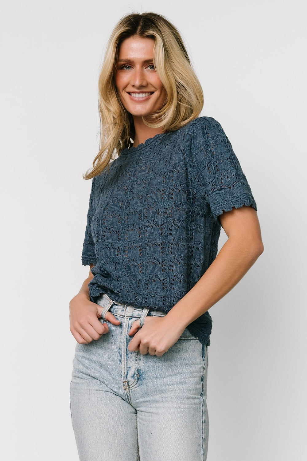 Serenity Knit Sweater Top | Baltic Born Slate
