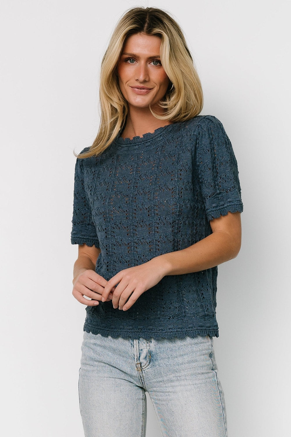 Serenity Knit Sweater Top | Baltic Born Slate