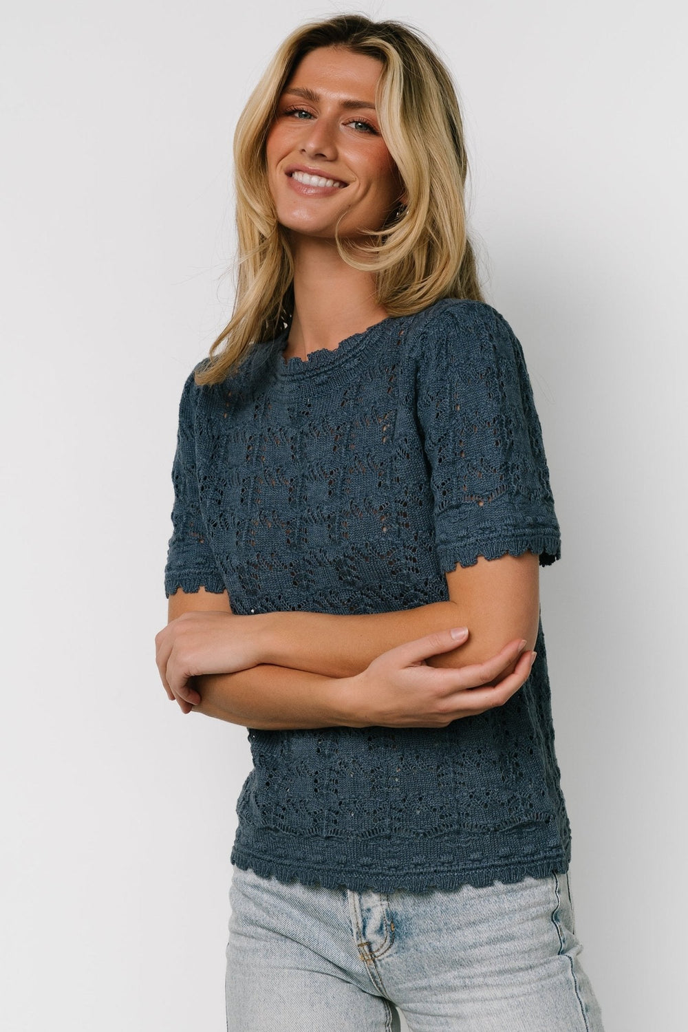 Serenity Knit Sweater Top | Baltic Born Slate