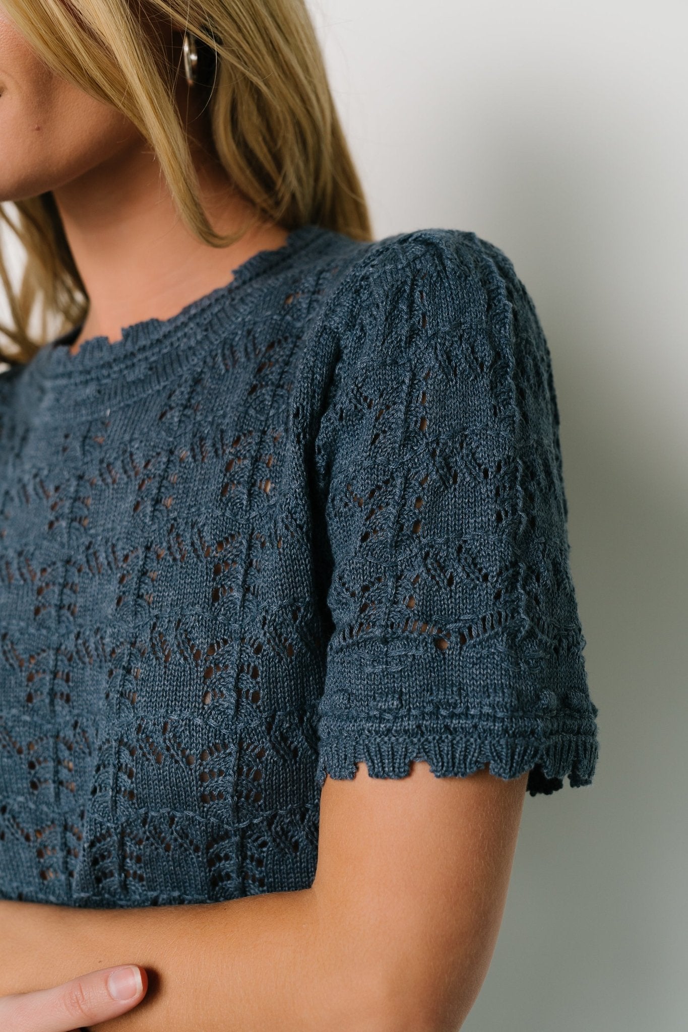 Serenity Knit Sweater Top | Baltic Born Slate