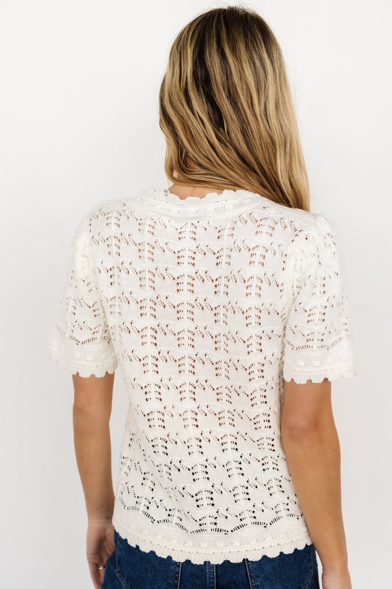 Serenity Knit Sweater Top | Baltic Born Cream