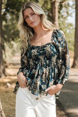 Fenna Smocked Top | Baltic Born Topaz Floral