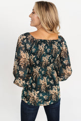 Fenna Smocked Top | Baltic Born Topaz Floral