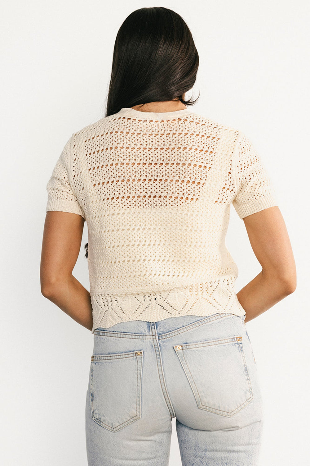 Candela Crochet Cardigan | Baltic Born Ecru