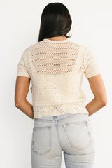 Candela Crochet Cardigan | Baltic Born Ecru