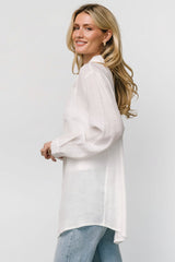 Breck Button Up Top | Baltic Born Off White