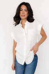 Jaye Button Top | Baltic Born Off White