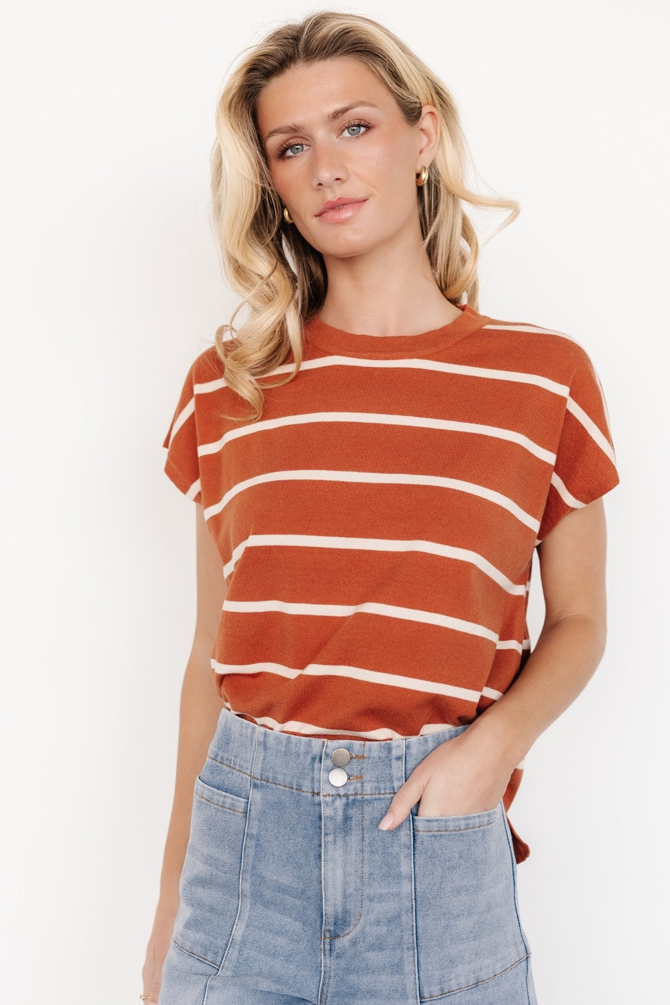 Ada Dolman Top | Baltic Born Sandstone + Natural