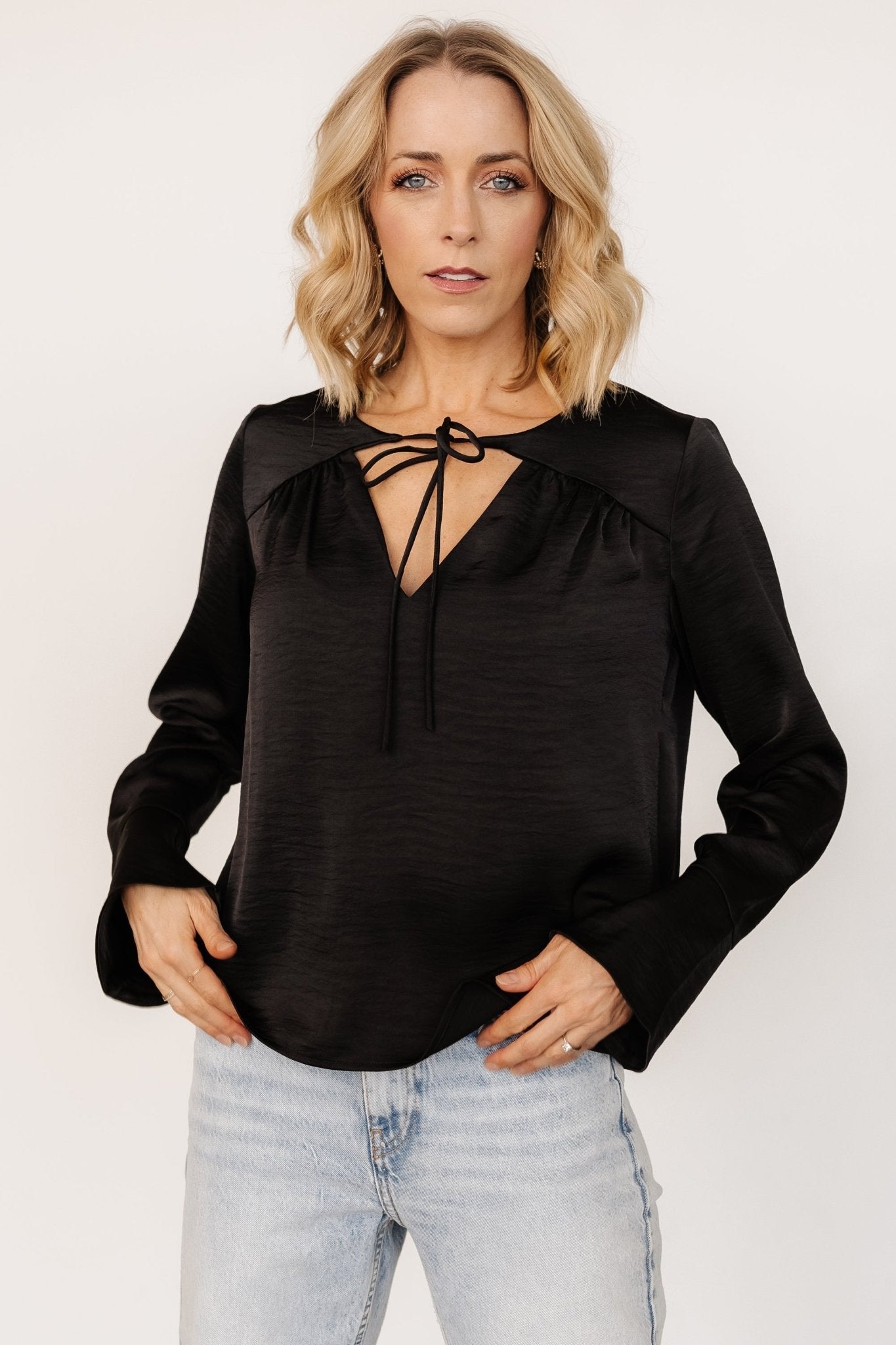Westminster Satin Top | Baltic Born Black