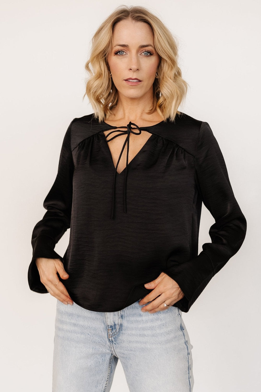 Westminster Satin Top | Baltic Born Black