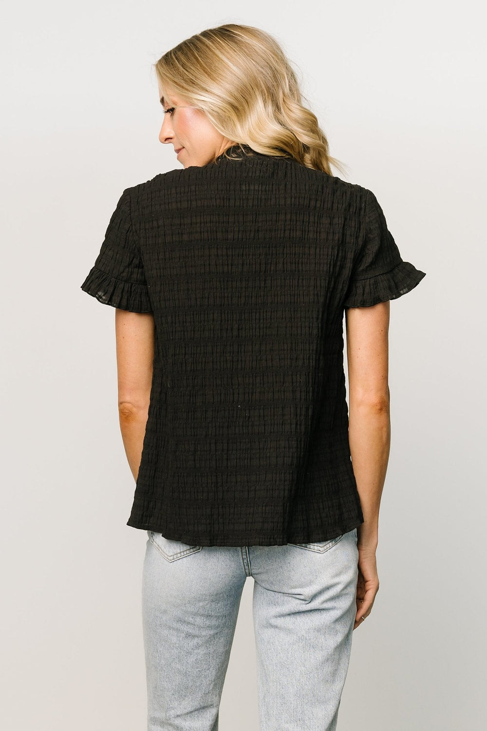 Zara Lace Top | Baltic Born Black