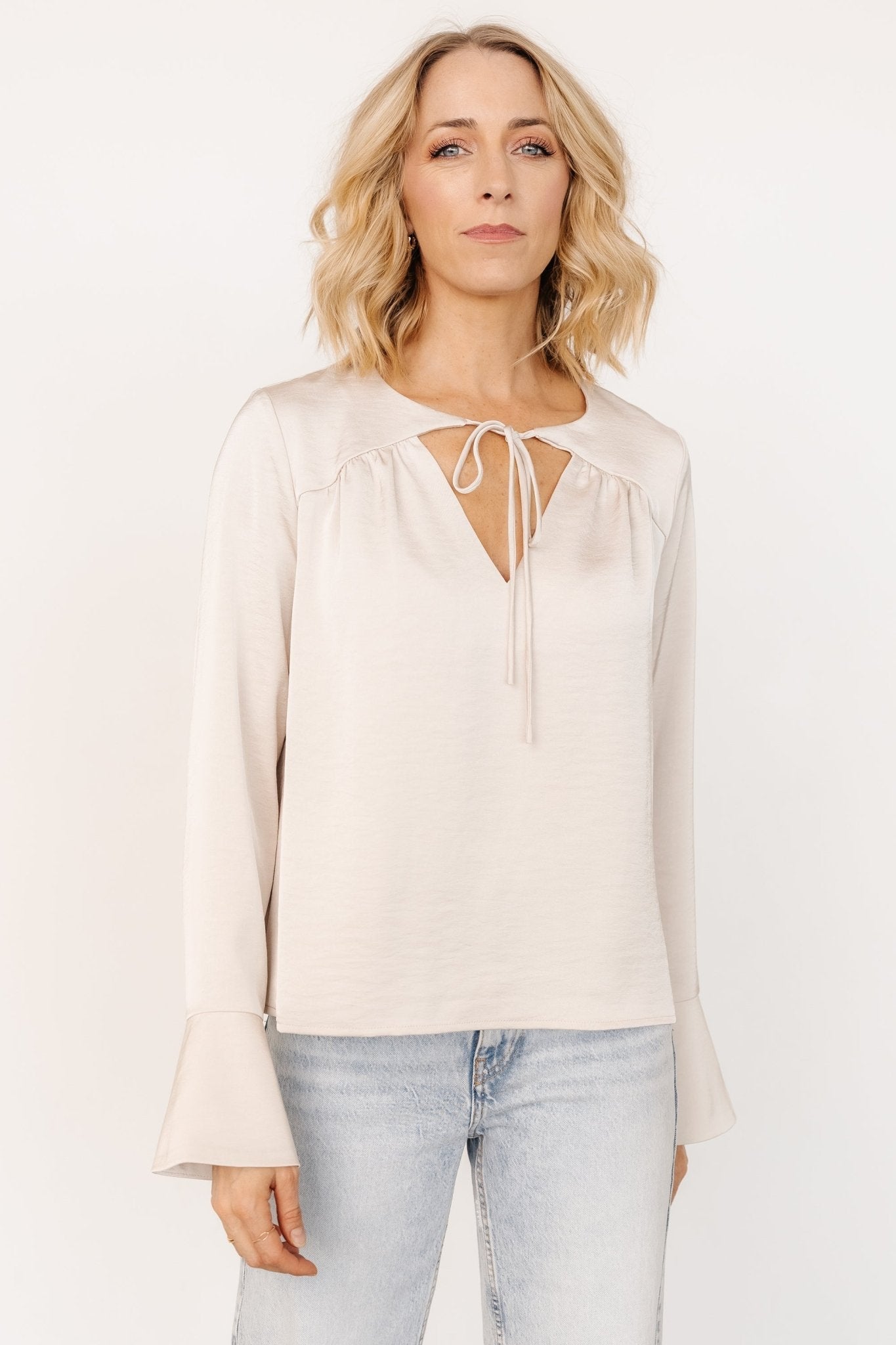 Westminster Satin Top | Baltic Born Pearl