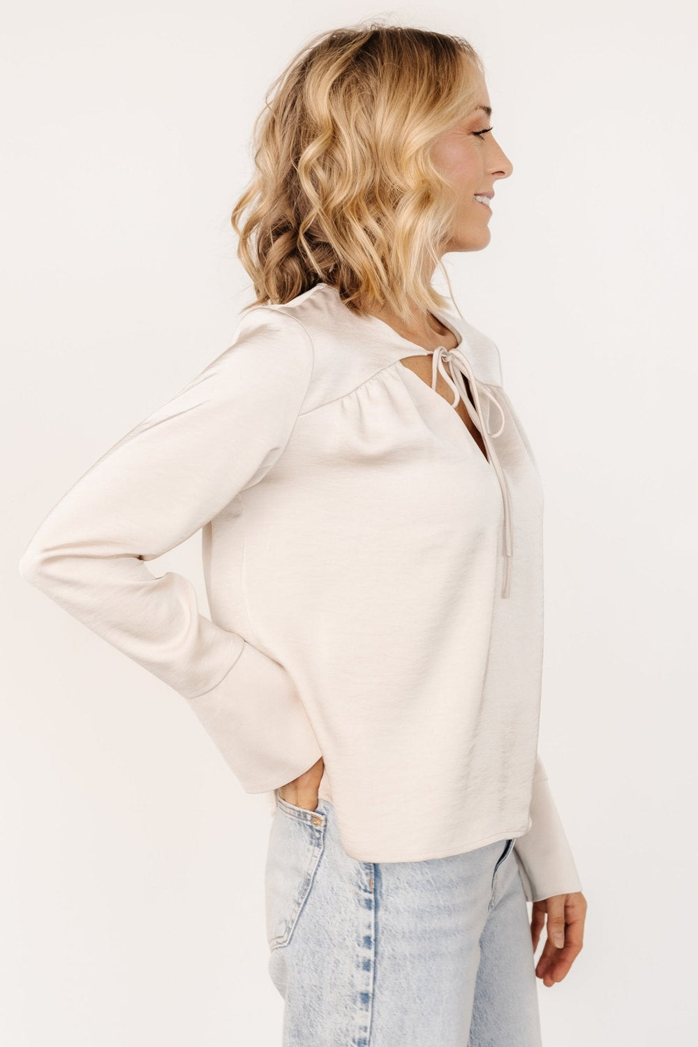 Westminster Satin Top | Baltic Born Pearl