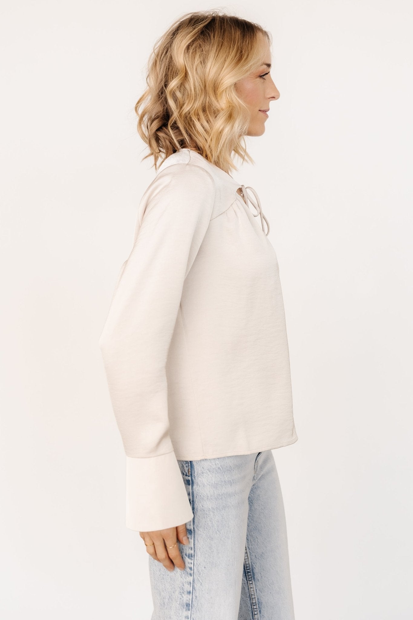 Westminster Satin Top | Baltic Born Pearl
