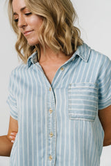 Berkley Striped Top | Baltic Born Denim Blue