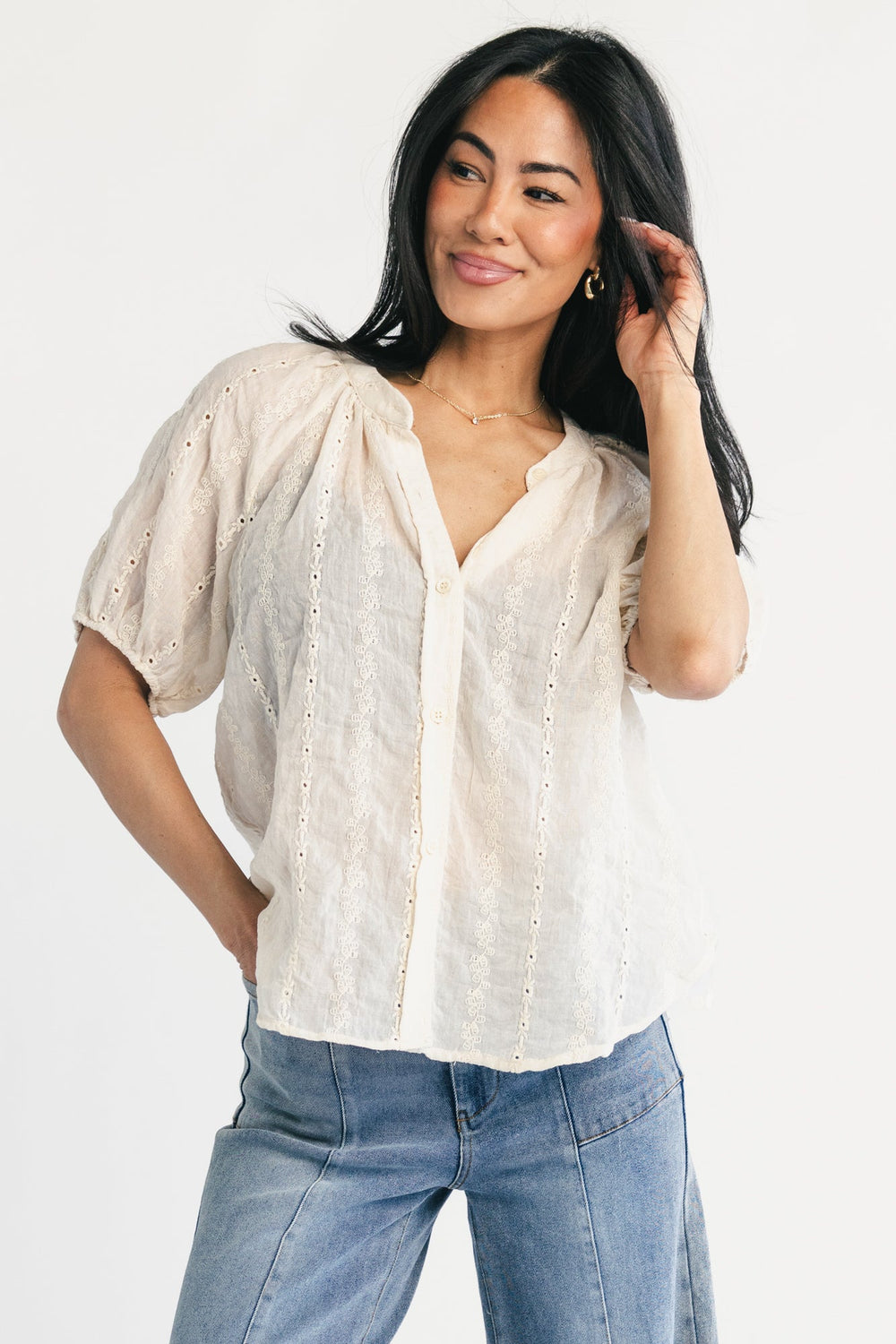 Bellamy Lace Top | Baltic Born Vintage Cream