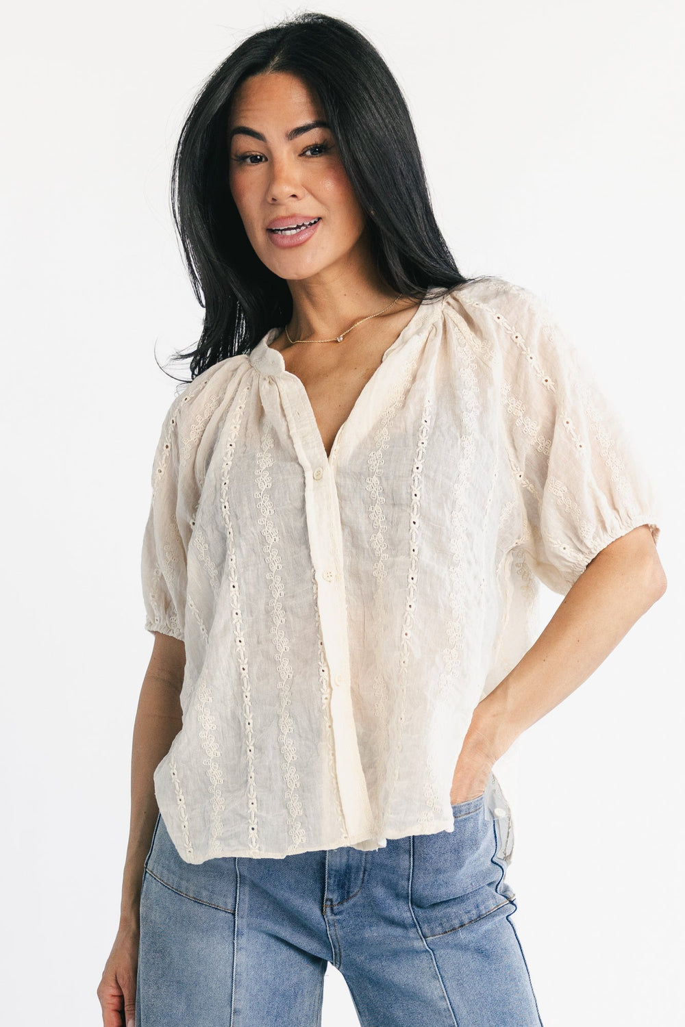 Bellamy Lace Top | Baltic Born Vintage Cream