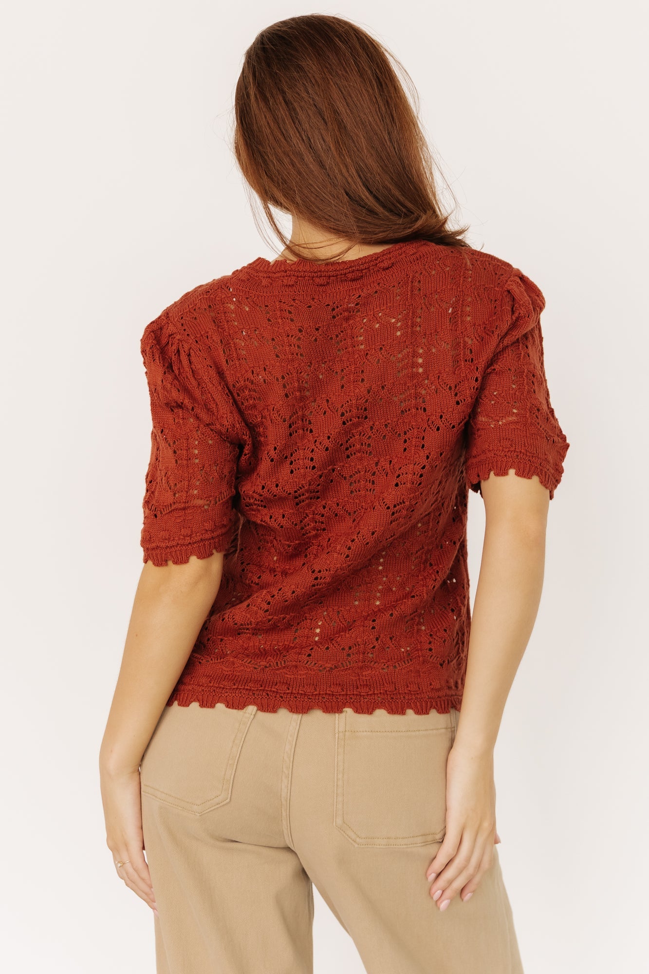 Serenity Knit Sweater Top | Baltic Born Rust