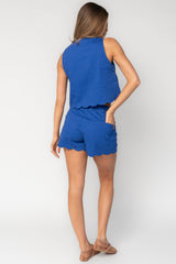Jessa Embroidered Set | Baltic Born Cobalt