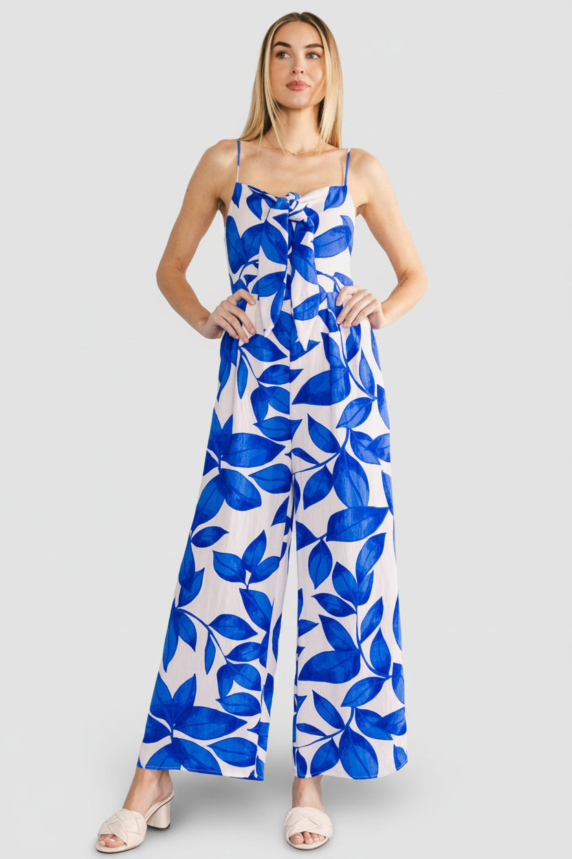 Noémie Jumpsuit | Baltic Born Cobalt Print