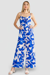 Noémie Jumpsuit | Baltic Born Cobalt Print