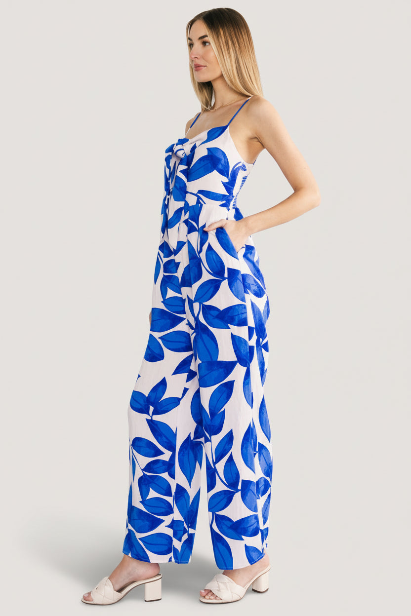 Noémie Jumpsuit | Baltic Born Cobalt Print