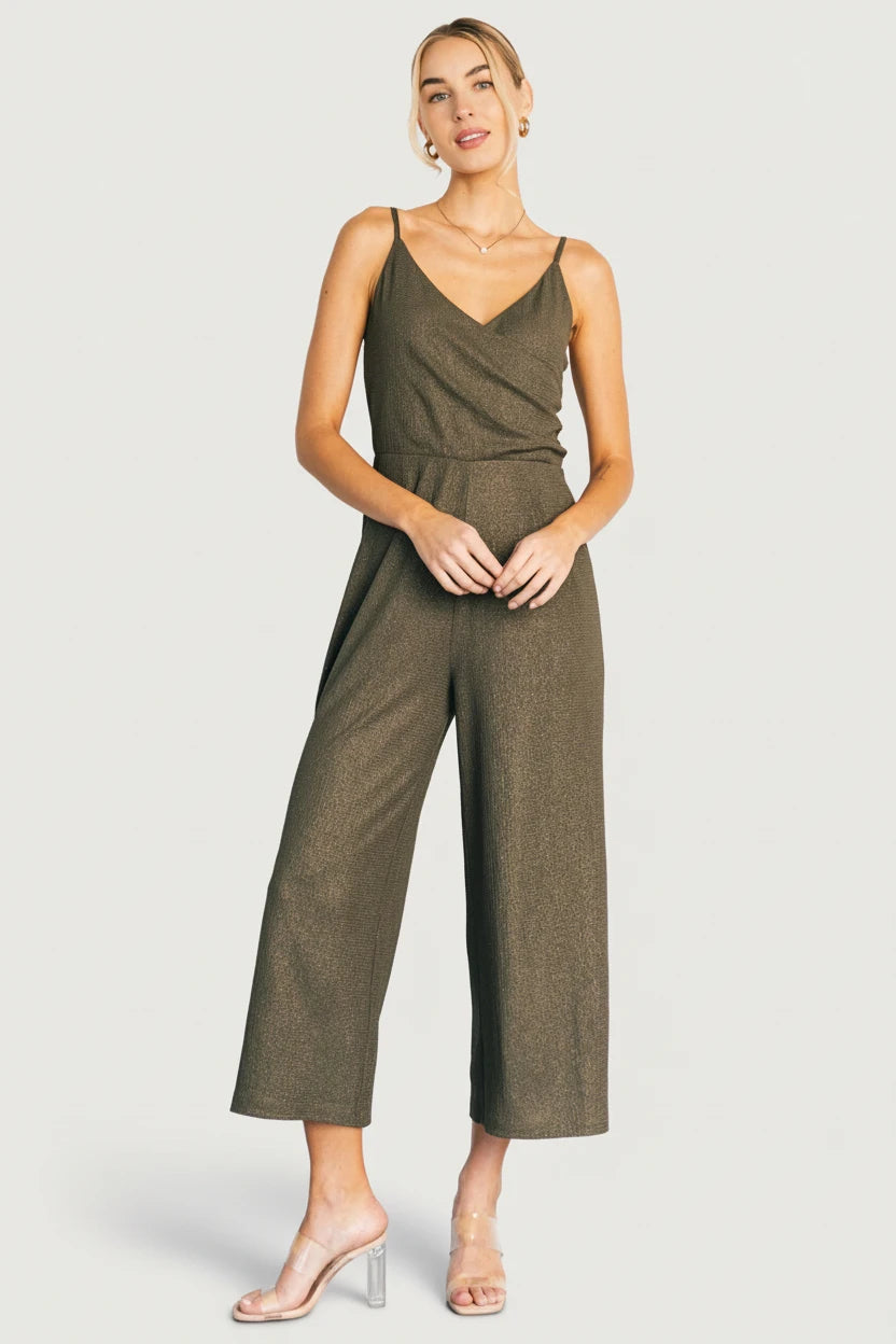 Valencia Jumpsuit | Baltic Born Olive Shimmer